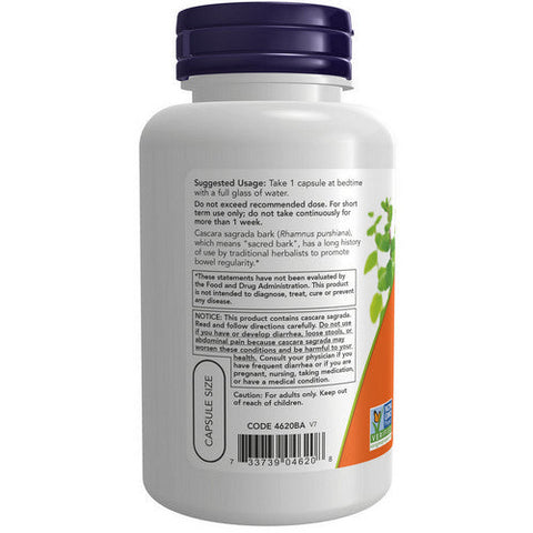 Now Foods, Cascara Sagrada, 450 Mg, 100 Veg Caps Now Foods