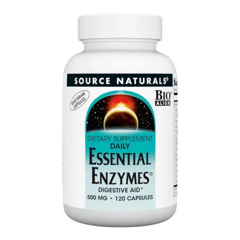 Source Naturals, Essential Enzymes, 500 mg, Vegetarian 120 VCaps Source Naturals