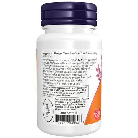 Now Foods, Lycopene, 20 mg, 50 Softgels Now Foods