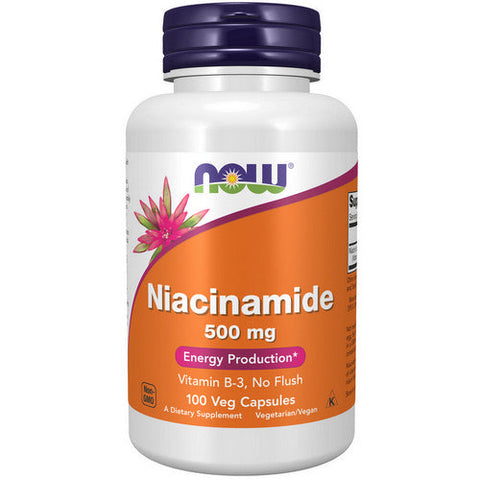 Now Foods, Niacinamide, 500 mg, 100 Caps Now Foods