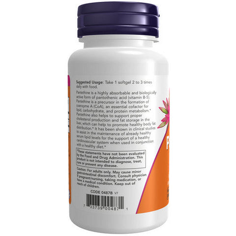 Now Foods, Pantethine, 300 mg, 60 Sgels Now Foods
