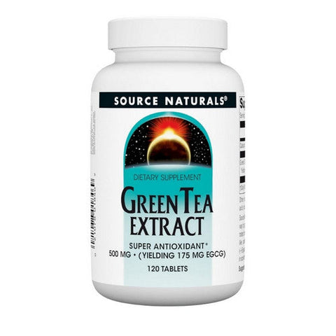 Source Naturals, Green Tea, 500 mg, Extract 120 Tabs Source Naturals