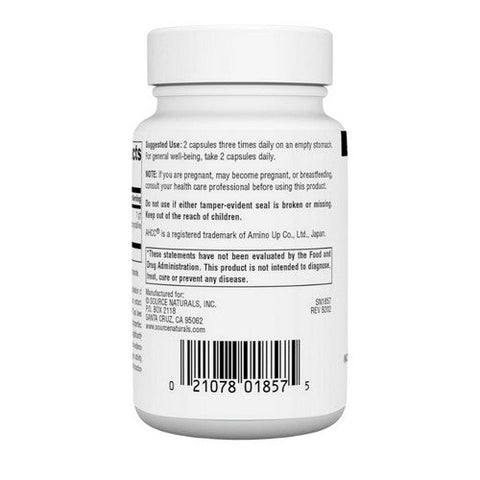 Source Naturals, AHCC with BioPerine, 500 mg, 30 Caps Source Naturals