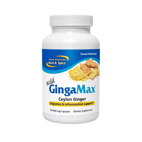 North American Herb & Spice, GingaMax Ceylon Ginger, 550 Mg, 90 Caps North American Herb & Spice