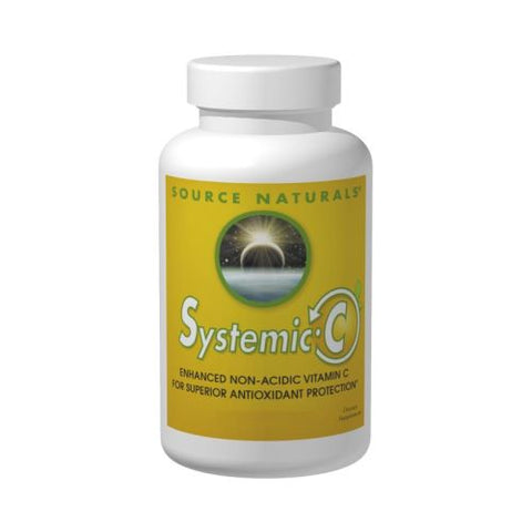 Source Naturals, Systemic C Capsules, 500mg, 60 Caps Source Naturals