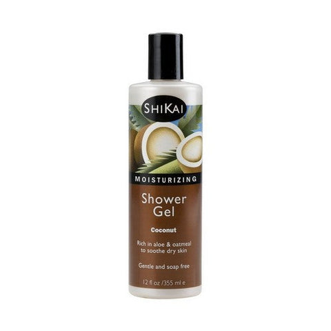 Shikai, Moisturizing Shower Gel Coconut, Coconut 12 OZ Shikai