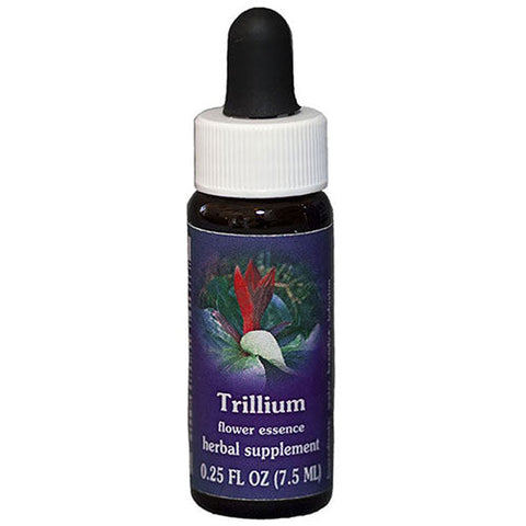 Flower Essence Services, Trillium Dropper, 0.25 oz Flower Essence Services