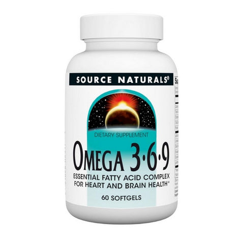 Source Naturals, Omega 3, 6, 9, 60 Softgels Source Naturals