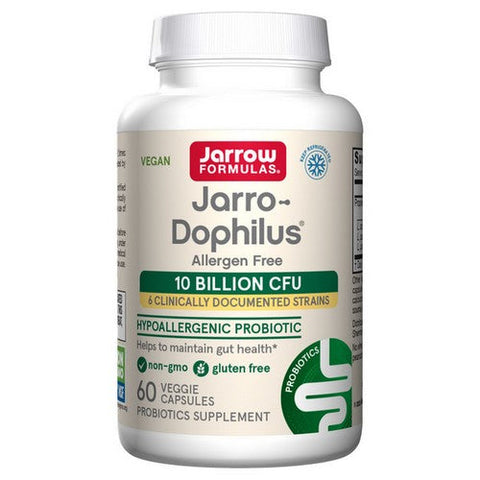 Jarrow Formulas, Jarro-Dophilus, 10 Billion CFU, Allergen-Free 60 Caps Jarrow Formulas
