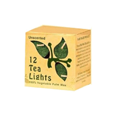 Aloha Bay, Candle Unscented Tea Lights With Glass, Green 12/0.7 oz Aloha Bay