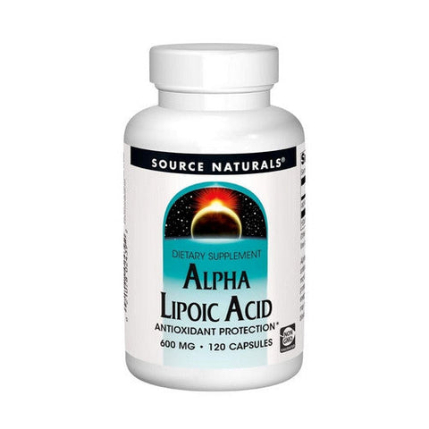 Source Naturals, Alpha Lipoic Acid, 600 MG, 120 caps Source Naturals