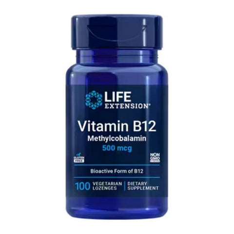 Life Extension, Vitamin B12, 500 mcg, 100 lozenges Life Extension