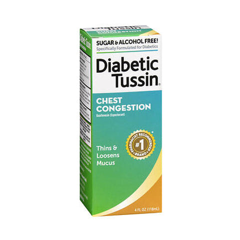 Diabetic Tussin, Ex Cough Suppressant Syrup, Count of 1 Diabetic Tussin