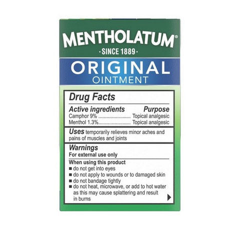 Mentholatum, Original Ointment, 3 Oz