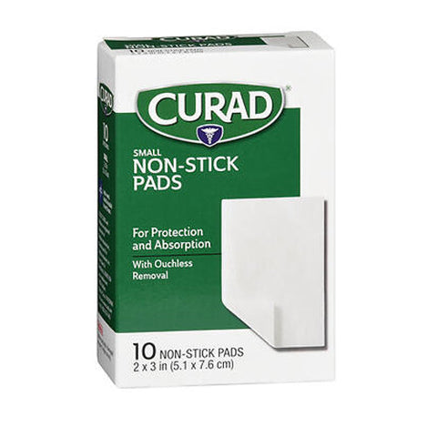 Curad, Non-Stick Pads Small, 10 Count Curad