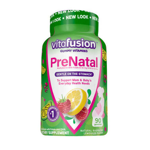 Vitafusion, Prenatal Dha And Folic Acid Gummy Vitamins, 90 each Vitafusion