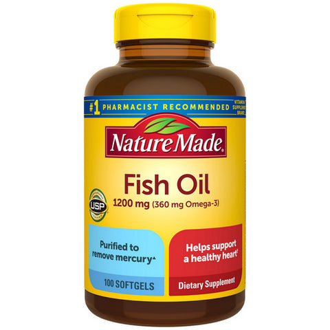 Fish Oil  100 Liquid Softgels by Nature Made